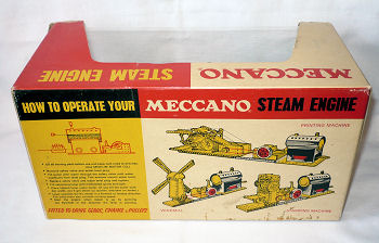 Meccano horizontal Steam engine.